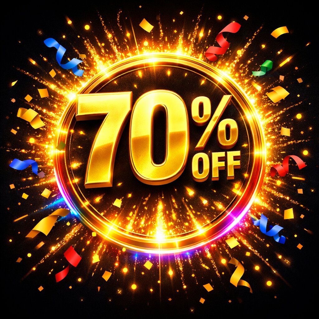 70% OFF